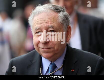 Foto del file del 26-05-2019 del presidente della FIA Jean Todt. Data di emissione: Giovedì 30 settembre 2021. Foto Stock