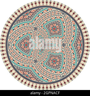 Elemento di design palestinese Illustrazione Vettoriale