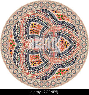 Elemento di design palestinese Illustrazione Vettoriale