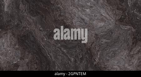 Modello di marmo con parentesi grigio e nero nelle vene. Abstract texture e background. 2D illustrazione Foto Stock