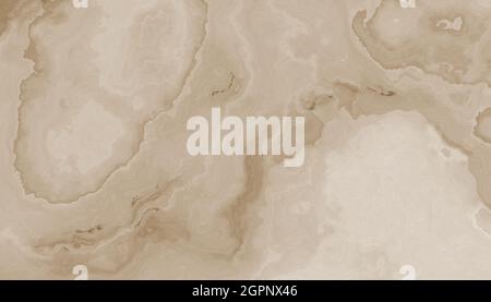 In marmo beige con pattern curly vene. Abstract texture e background. Morbido Colorato 2D illustrazione Foto Stock