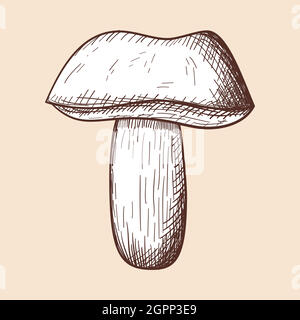 Mushroom Icon Stock Vector