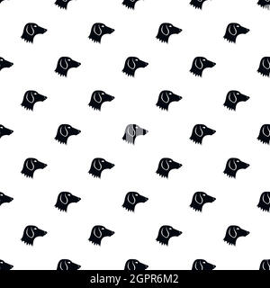 Dachshund modello cane, stile semplice Illustrazione Vettoriale