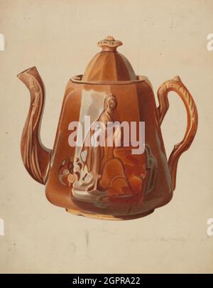 Gres Teapot, 1935/1942. Foto Stock