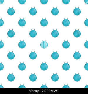 Modello di fitball, stile cartoon Illustrazione Vettoriale