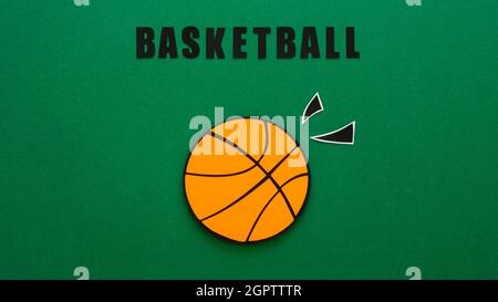 la vista dall'alto del basket Foto Stock