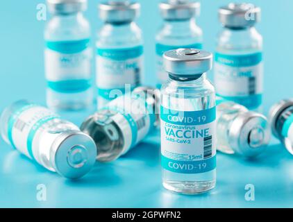 Organizzazione del vaccino per coronavirus sanitario Foto Stock