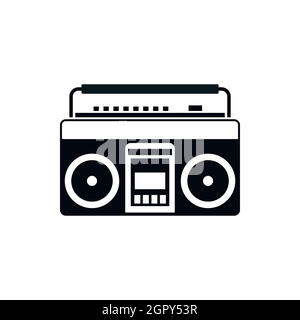 Icona del registratore, stile semplice Illustrazione Vettoriale