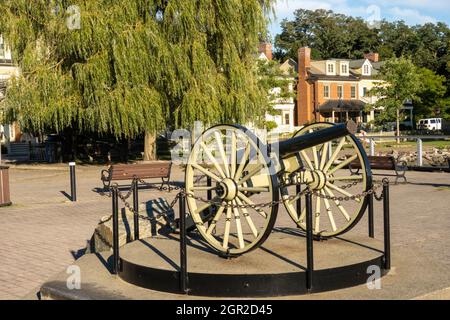 Cold Spring è un villaggio storico situato sul fiume Hudson nello stato di New York, Stati Uniti Foto Stock