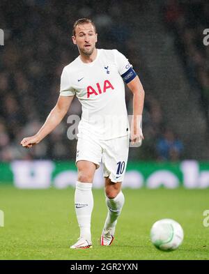 Tottenham Hotspur's Harry Kane durante la partita UEFA Europa Conference League Group G al Tottenham Hotspur Stadium di Londra. Data foto: Giovedì 30 settembre 2021. Foto Stock