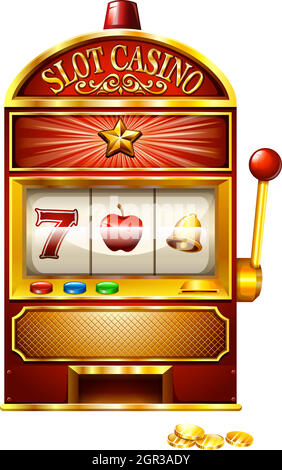 Slot machine Illustrazione Vettoriale