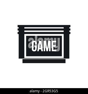 Cartuccia di gioco, l'icona di stile semplice Illustrazione Vettoriale