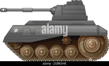 Un veicolo da combattimento blindato Illustrazione Vettoriale