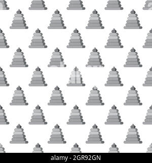 Bambini piramide pattern senza giunture Illustrazione Vettoriale