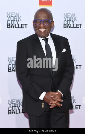 New York, Stati Uniti. 30 settembre 2021. Personalità della TV al Roker partecipa al gala di moda autunnale del New York City Ballet 2021 al Lincoln Center Plaza di New York, NY, 30 settembre 2021. (Foto di Anthony Behar/Sipa USA) Credit: Sipa USA/Alamy Live News Foto Stock