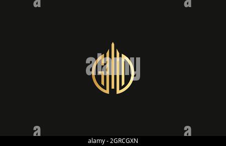 LETTERE LOGO GID PER USO ILLUSTRATIVO Illustrazione Vettoriale