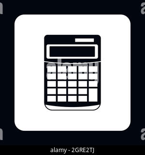 Icona calcolatrice in stile semplice Illustrazione Vettoriale