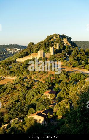Francia, Var (83), Hyères, vieille ville, Château d'Hyères/Francia, Var, Hyeres, Città Vecchia, Castello di Hyeres Foto Stock