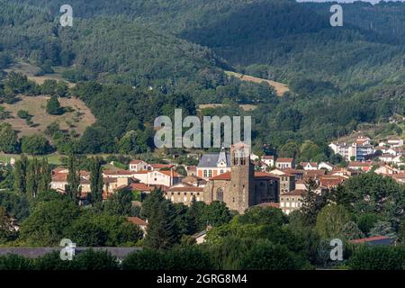 Francia, Haute Loire, Valle di Allier Foto Stock