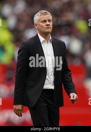 Foto del file datata 25-09-2021 del manager del Manchester United Ole Gunnar Solskjaer. Data di emissione: Venerdì 1 ottobre 2021. Foto Stock