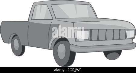 Icona del raccoglitore, nero stile monocromatico Illustrazione Vettoriale