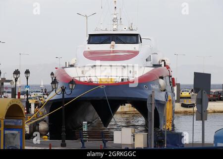 Hellenic Seaways "Flying Cat 3" Foto Stock