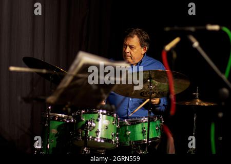 Clark Tracey - Art Themen e Alex Clarke Quintet - Herts Jazz Club - The Maltings Theatre - St Albans - Hertfordshire Foto Stock