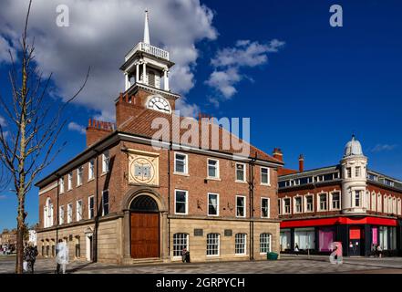 Stockton-on-Tees, una grande città di mercato nel Borough di Stockton-on-Tees, County Durham, England. Si trova sulla riva nord del fiume Tees. Foto Stock