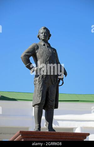 Statua del Principe Grigory Aleksandrovich Potemkin-Tauricheski in Moldavia Foto Stock