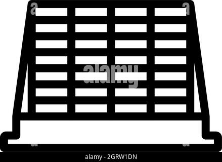 Icona del pallet da costruzione Illustrazione Vettoriale