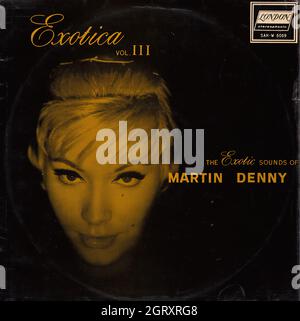 Martin Denny - Exotica vol.3 - Vintage Vinyl Record Cover Foto Stock