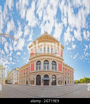 Palazzo Musik Verein edificio neoclassico a Vienna Austria Foto Stock