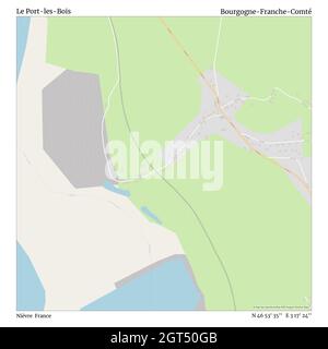 Le Port-les-Bois, Nièvre, Francia, Bourgogne-Franche-Comté, N 46 53' 35''', e 3 17' 24''', mappa, Mappa senza tempo pubblicata nel 2021. Viaggiatori, esploratori e avventurieri come Florence Nightingale, David Livingstone, Ernest Shackleton, Lewis and Clark e Sherlock Holmes si sono affidati alle mappe per pianificare i viaggi verso gli angoli più remoti del mondo, Timeless Maps sta mappando la maggior parte delle località del mondo, mostrando il successo di grandi sogni Foto Stock