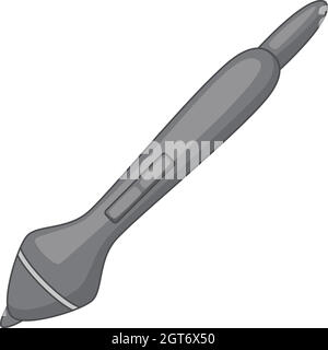 Accesso wireless a penna per Tablet icona, stile cartoon Illustrazione Vettoriale