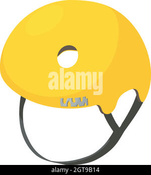 Icona del casco Segway, stile cartoon Illustrazione Vettoriale