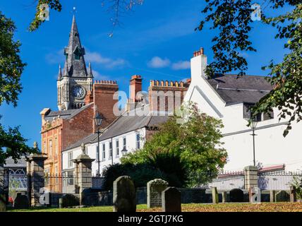 Darlington, una grande città di mercato nella contea di Durham, Inghilterra. Foto Stock