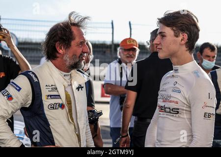 DE GROODT Stéphane (bel), CORSO CHAZEL TECHNOLOGIE, ritratto, DE WILDE Ugo (bel), HERRERO RACING, ritratto durante il 5° round della Alpine Europa Cup 2021, dal 1 al 3 ottobre 2021 sul circuito Paul Ricard, a le Castellet, Francia - Foto Marc de Mattia/DPPI Foto Stock