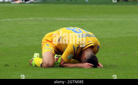 Frosinone, Italia. 2 ottobre 2021. Andrija Novakovich è disperata a Frosinone - Cittadella Credit: Francesco Paris/Alamy Live News Foto Stock