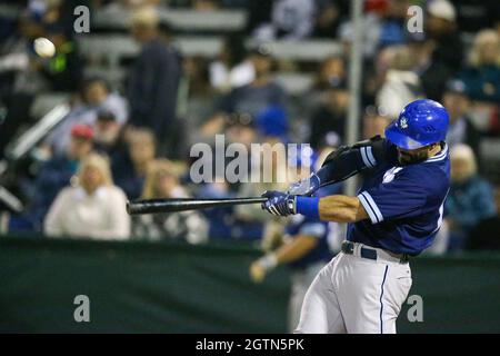 1 ottobre 2021 i London Majors vincono il titolo IBL in 5 giochi. Johnathan Solazzo (17). Luke Durda/Alamy Foto Stock