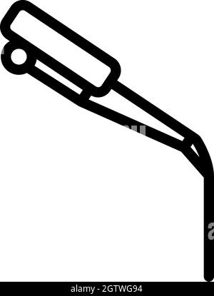 Icona di pesca Winter Tackle Illustrazione Vettoriale