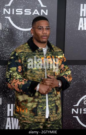 Atlanta, Stati Uniti. 01 ottobre 2021. Nelly sul Red Carpet al 2021 BET Hip Hop Awards ad Atlanta, GA, il 1° ottobre 2021. (Foto di: Mike Ware/Sipa USA) Credit: Sipa USA/Alamy Live News Foto Stock