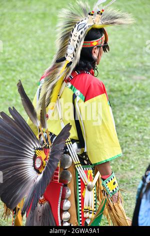 Ft. William , First Nations 2 Day Pow WOW, per la celebrazione e la guarigione. Foto Stock