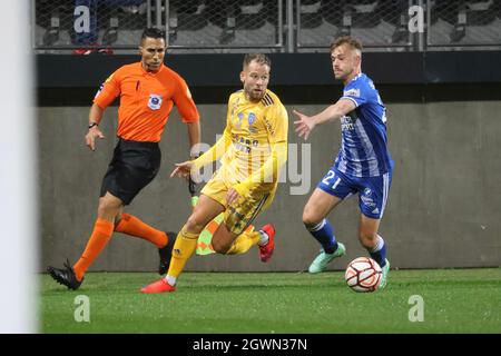 Nicolas BRUNEEL 21 Dunkerque durante il campionato francese Ligue 2 BKT partita di calcio tra USL Dunkerque e SC Bastia il 2 ottobre 2021 allo stadio Marcel Tribut di Dunkerque, Francia - Foto Laurent Sanson / LS Medianord / DPPI Foto Stock