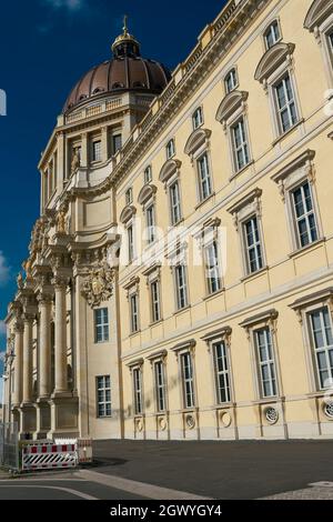 Ricostruito palazzo della città con il nuovo nome Humboldt Forum nel centro di Berlino Foto Stock