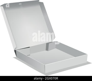 Confezione aperta icona, stile realistico Illustrazione Vettoriale