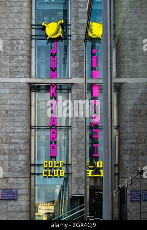 Junk Yard Golf Club, Liverpool Foto Stock