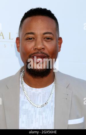 Brentwood, Stati Uniti. 03 ottobre 2021. Derrex Brady alla Fondazione George Lopez 14° Celebrity Golf Classic Pre-Party al ristorante Baltaire il 3 ottobre 2021 a Brentwood, CA (Photo by Katrina Jordan/Sipa USA) Credit: Sipa USA/Alamy Live News Foto Stock