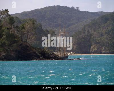 Baia delle isole, Nuova Zelanda. 22 Ott 2012 Foto Stock