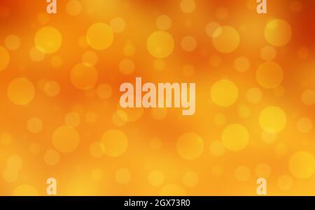 Bokeh astratto autunno colore sfondo - Illustrazione Foto Stock