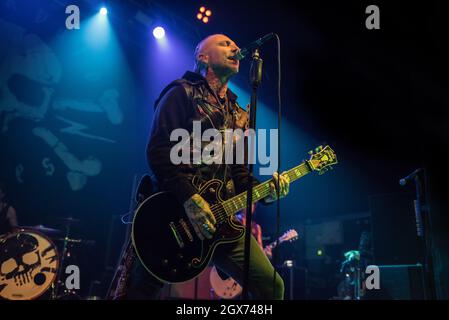 Backyard Babies (Nicke Borg) vive in concerto al Birmingham O2 Institute, 04 febbraio 2020 Foto Stock